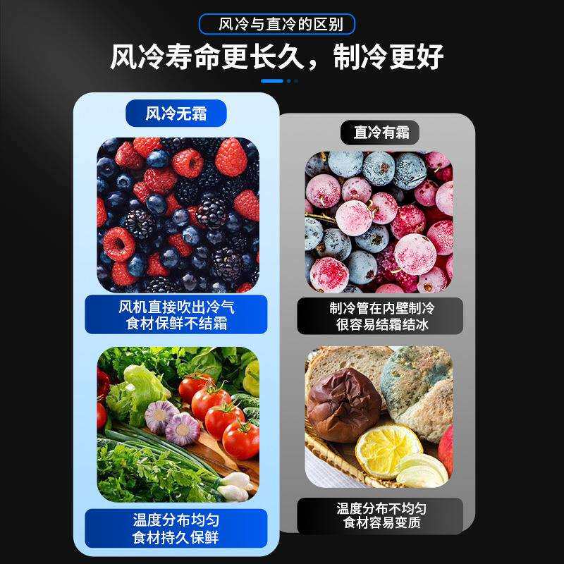 广绅电器工作台商用冰柜展示柜1.51.8米冷藏冷冻双温保鲜柜大容量