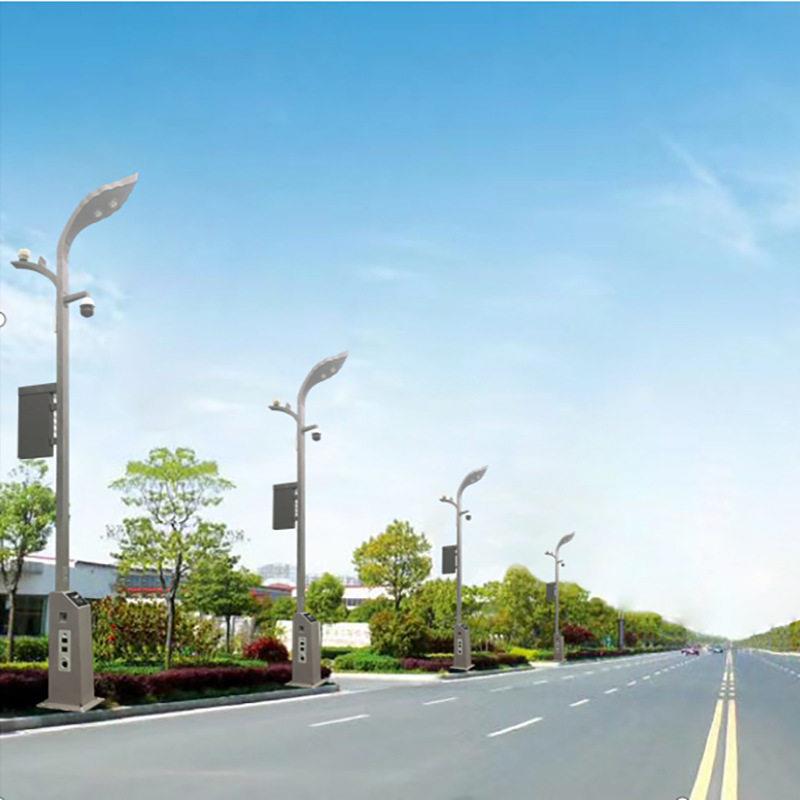 厂家供应多功能智慧路灯道路户外一体化LED显示屏道路照明灯