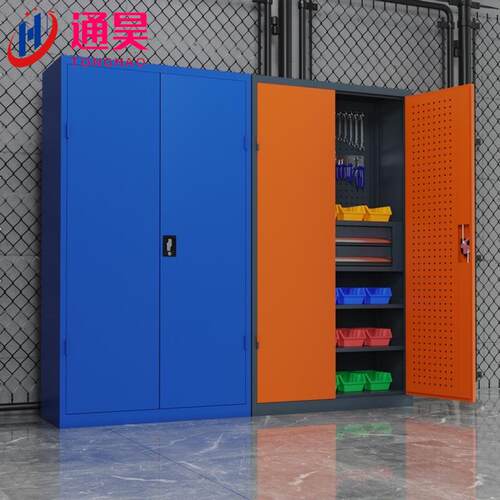 重型五金工具柜加厚铁皮柜工具箱工厂汽修车间用储物收纳带抽屉柜
