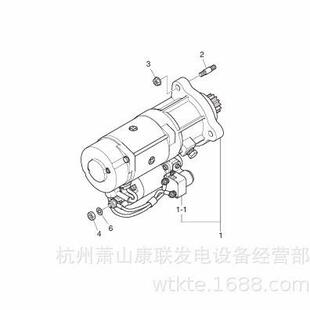 65.90535 0005六角螺母PU158斗山