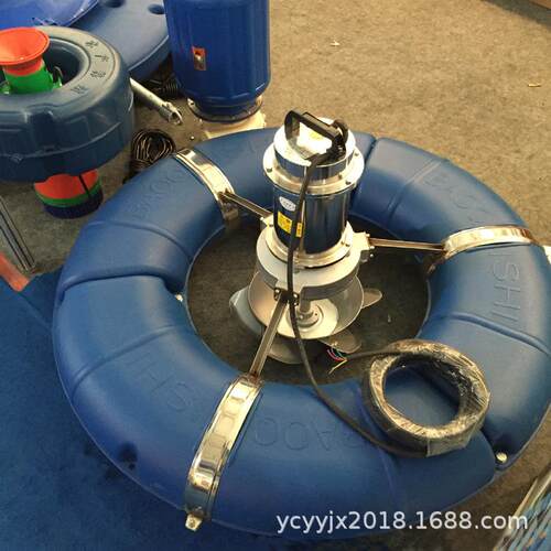 湖北陕西1500W三相曝气增氧机1.5KW鱼虾塘增氧机
