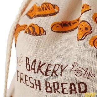 55KF Linen Bags Reusable Organic Storage Pack Bread