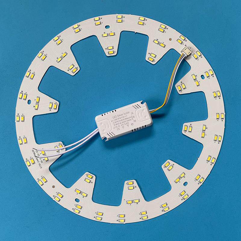 24W-LED吸顶灯双色灯芯替换改靠灯板贴片5730-24W*2-96LEDΦ272mm