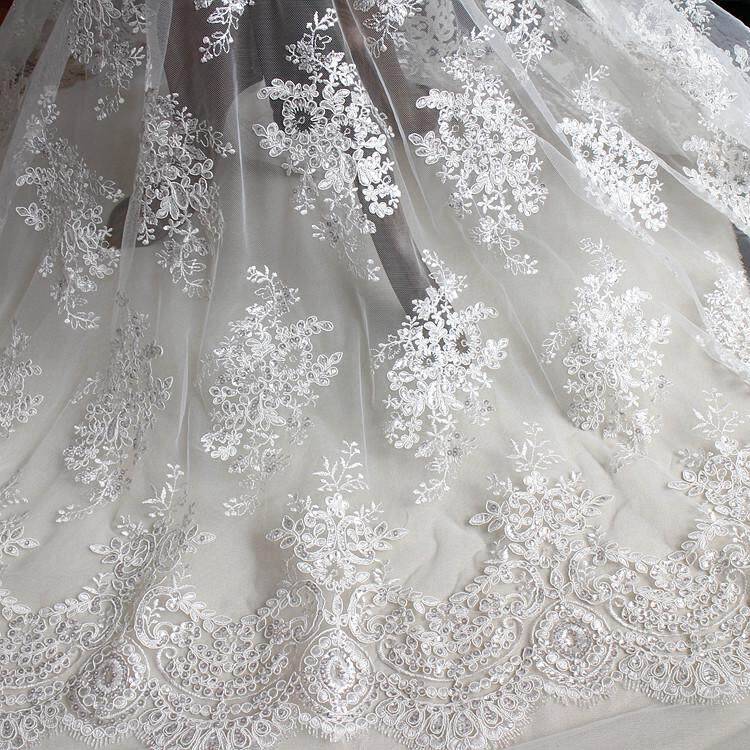 睫毛蕾丝亮片刺绣花边 手工DIY新娘婚纱材料服装衣服窗帘面料布料,居家布艺,花边,淘宝优惠券,粉丝福利购,淘宝优惠卷