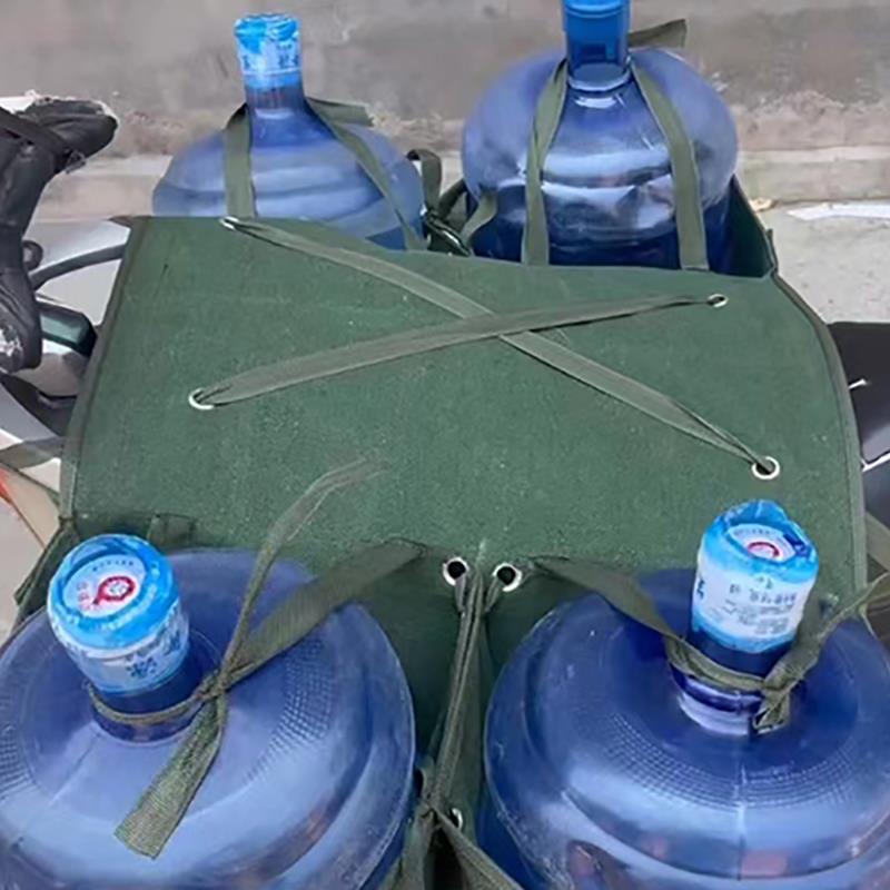 电动车送水包送水袋18.9L饮水机桶装矿泉水桶包水站专用加厚帆布