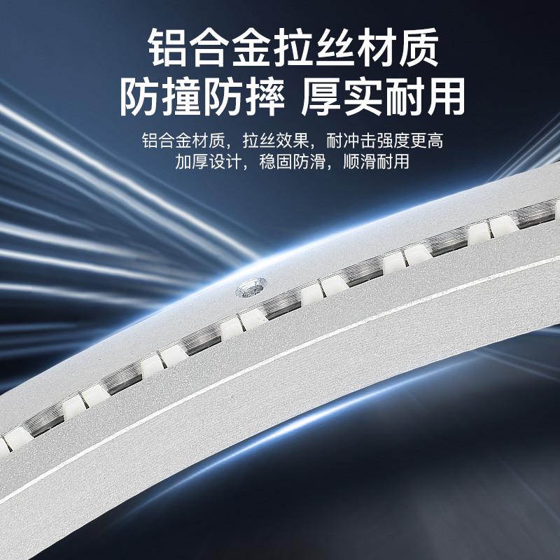 餐桌转盘轨道消音铝合金转盘底座轴承实芯旋转木质大理石玻璃转台