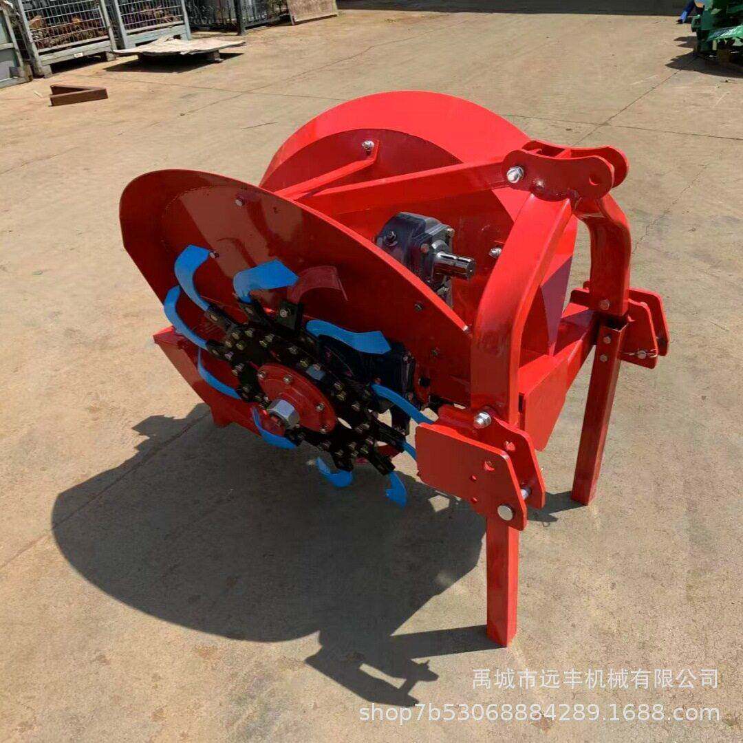 小型的排水沟开沟机 40-50马力大棚王拖拉机带的梯形沟挖沟机厂家