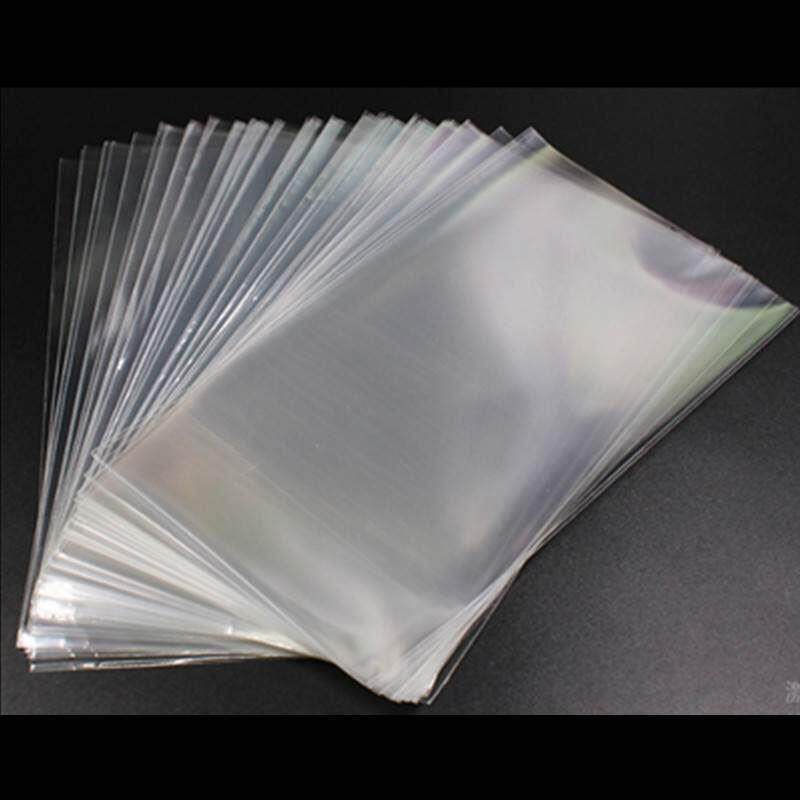 100pcs/pack Transparent Cellophane Bag Clear Opp Plastic Bag - 实物图