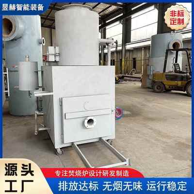 宠物无害化处理全自动焚烧炉直燃式废弃焚烧设备垃圾焚烧炉