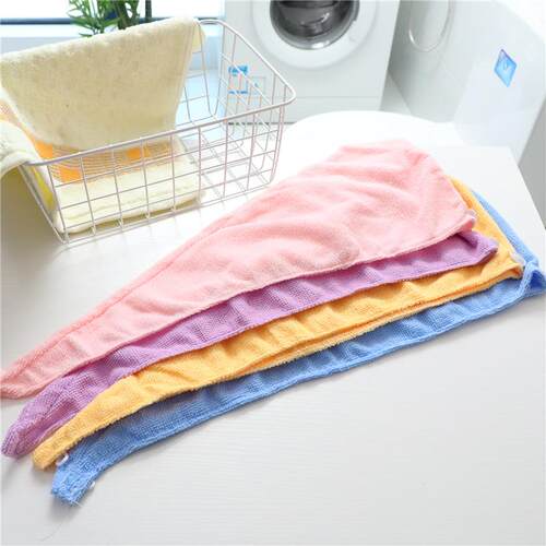 Korean Version Solid Color Water-Absorbing Dry Hair Cap, Wat