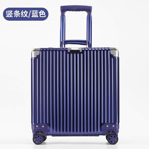 新款IS箱HINE18寸全铝镁合金拉杆商务行李箱万机向轮登小型轻行便