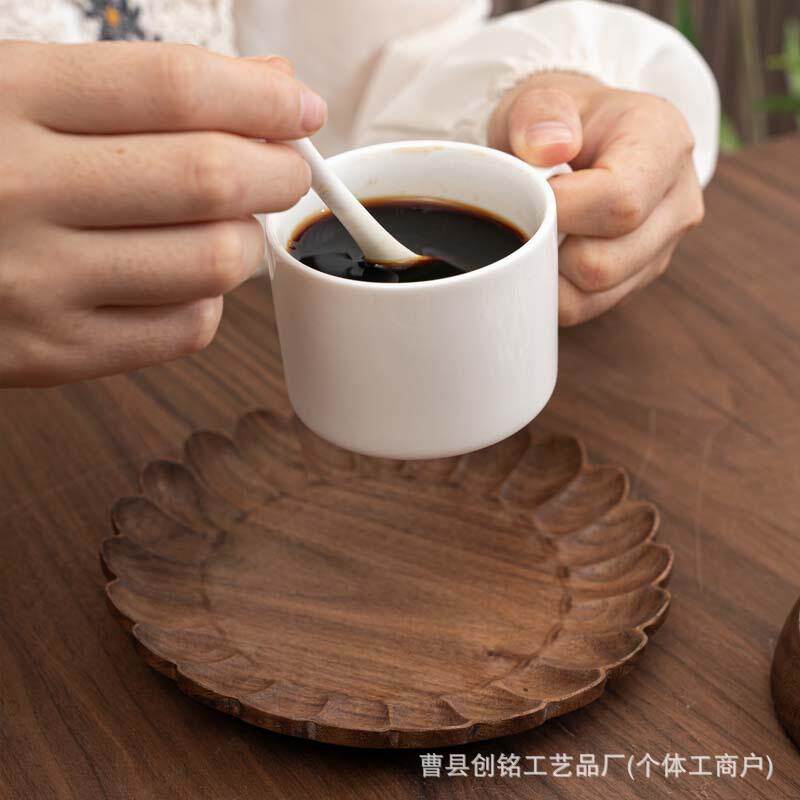 实木点心造型托盘客厅茶几水果木质托盘木蹀厂家创意干果盘