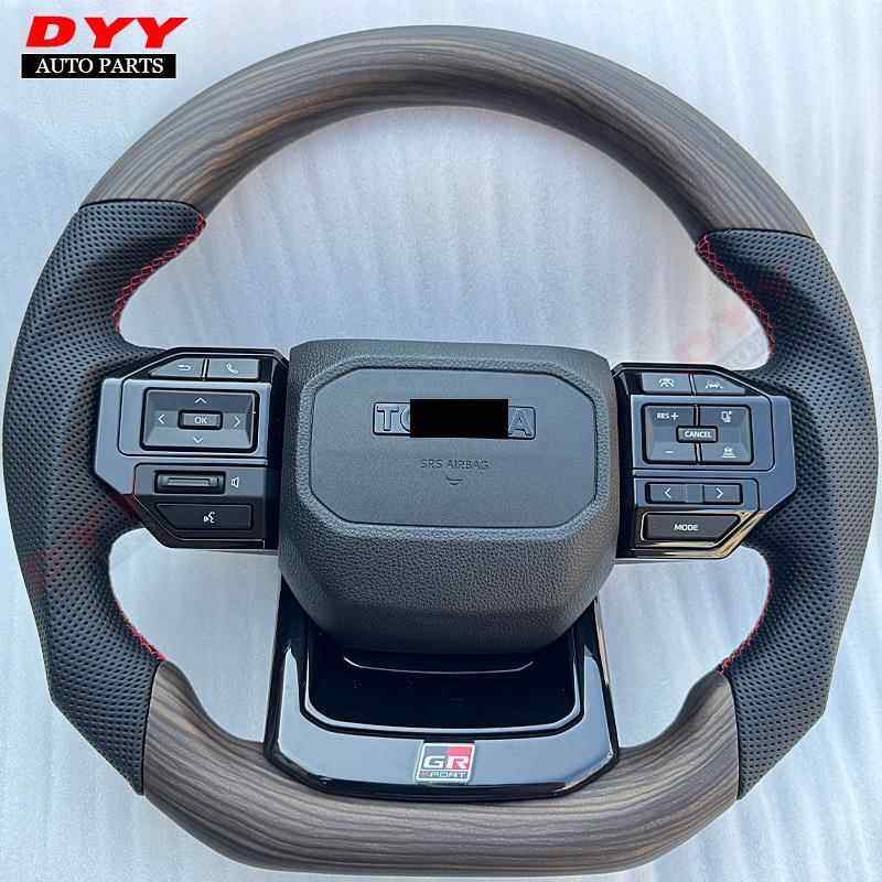 hilux/revo/fortuner/land cruise LC升级新LC250桃木方向盘总成