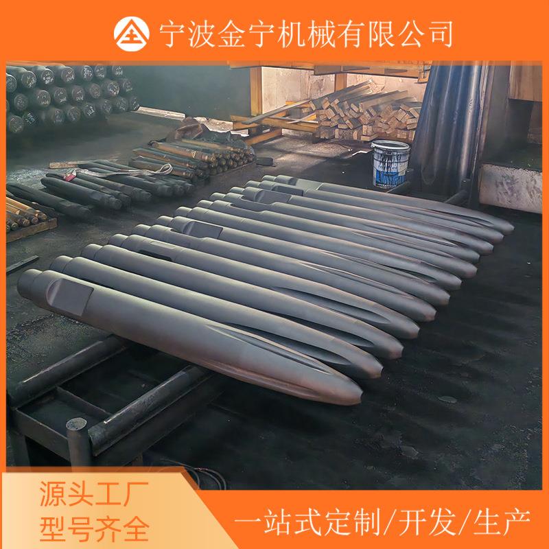液压破碎锤钢钎SB121型圆锥开槽高耐磨炮钎挖掘机凿岩155钎杆配件