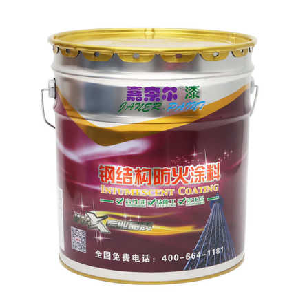 上海钢结构防火涂料施工超薄型薄型电缆水性膨胀型防火漆 25Kg/桶