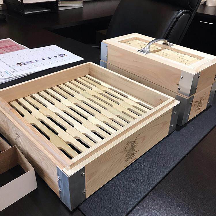 大号商用馍馍哥蒸馒头坊长方形蒸笼屉推车竹编盖子竹制木框方型定