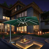 户外遮阳伞庭院花园遮阳伞太阳伞罗马伞室外摆摊天台大伞水箱底座