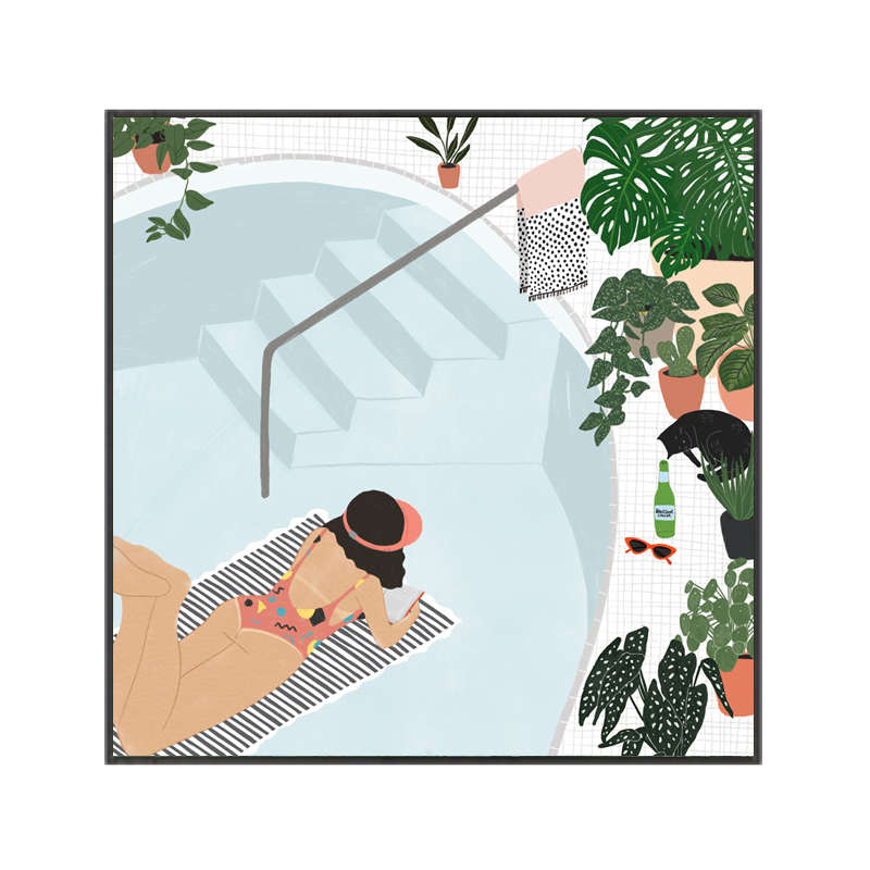 插画装饰画动物挂画客厅玄关餐厅画背景墙画儿童房画幼儿园画壁画图片