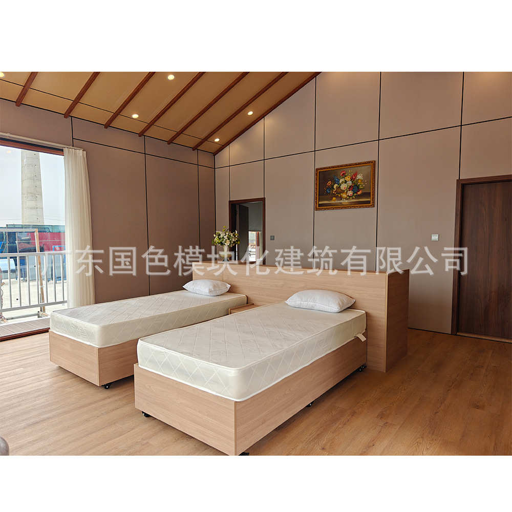 海边小别墅房子文旅工程项目模块化度假民宿轻钢集成别墅活动板房
