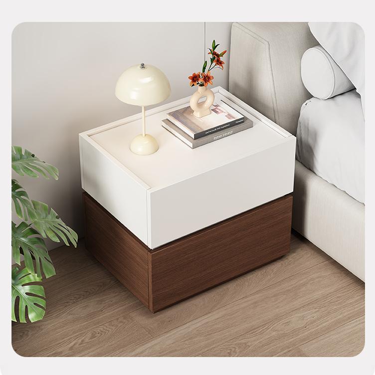 爱莱德2025轻奢床头柜简约现代卧室小型储物柜床头收纳柜大小床边柜