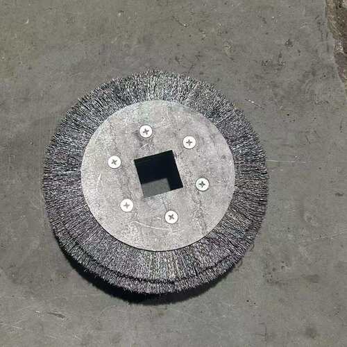 源头厂家蝶形平行钢丝刷钢丝轮来图打样各种铁路刷型号全价格货比
