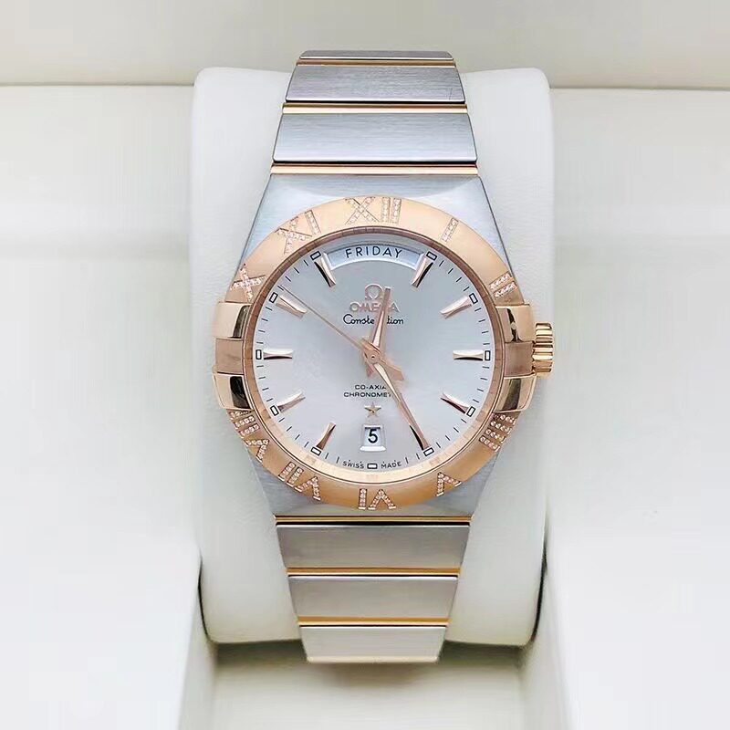 98新38mm欧米茄星座系列123.25.38.22.02.001自动机械男腕表正品
