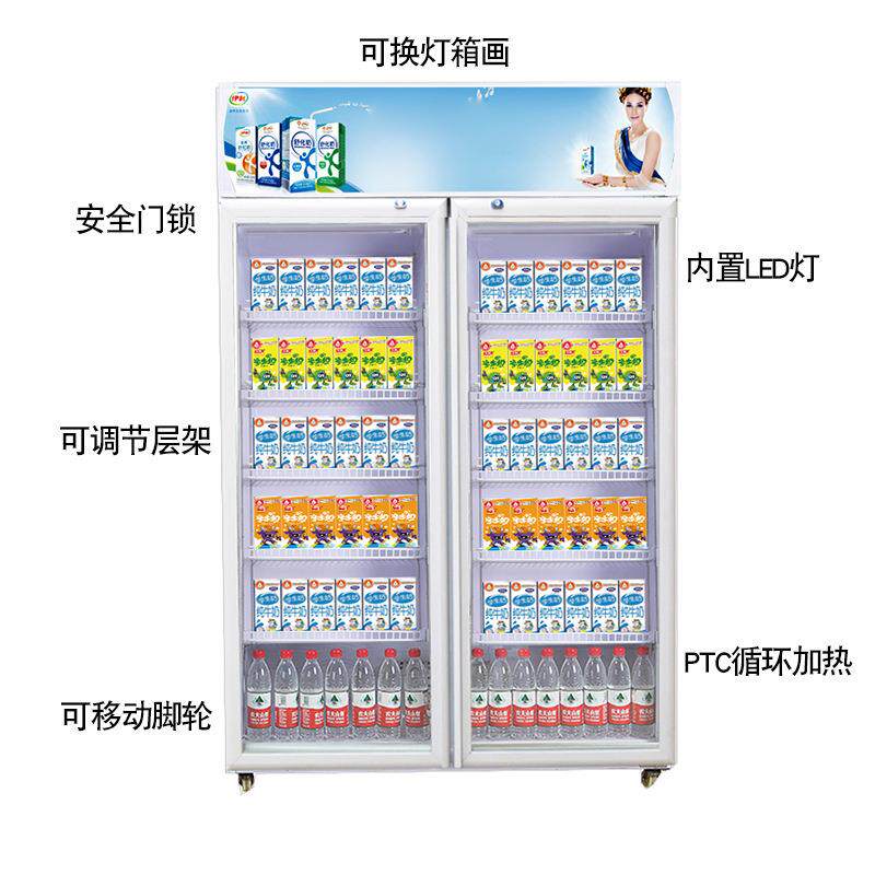 美星保温柜商用展示柜加热盒饭快餐牛奶饮料加热柜恒温食品加热箱