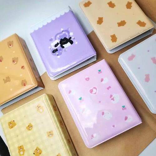 INS Mini Photo Album 3 Inch Cute Cartoon Cat Photocard