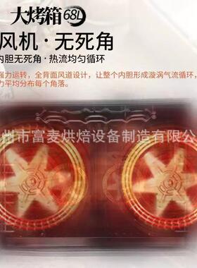 富热风循环不电动对流 锈钢KLI烤智麦能烘焙 商用电箱