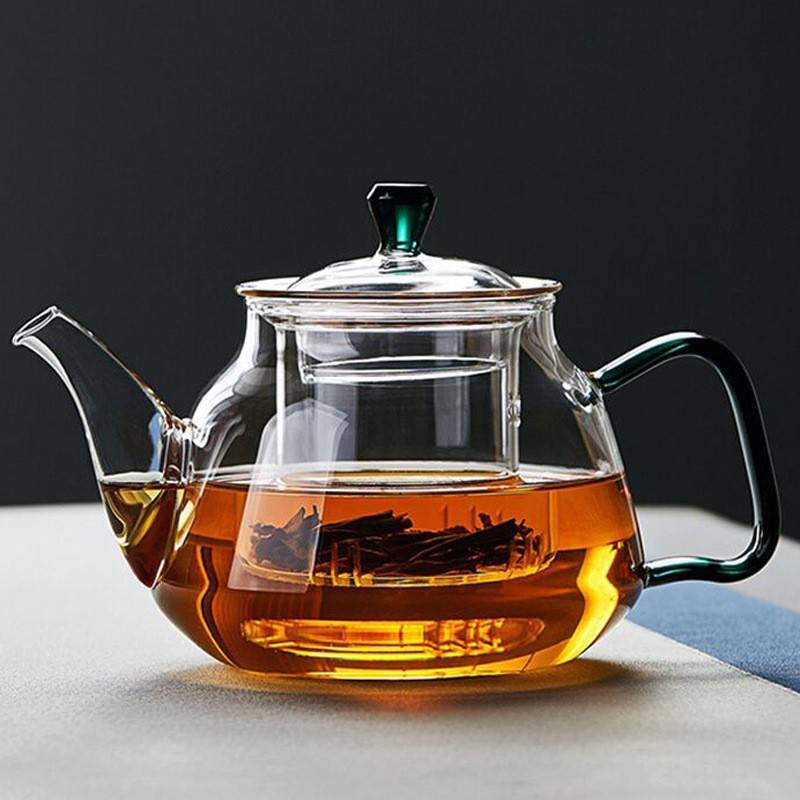 泡茶壶家用高硼硅玻璃茶壶 茶水分离玻璃壶花茶壶煮茶壶泡茶器