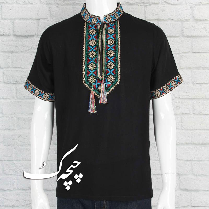 高档新疆民族风绣衬衫女长刺袖花立领棉绣男T恤员工作服k工anway