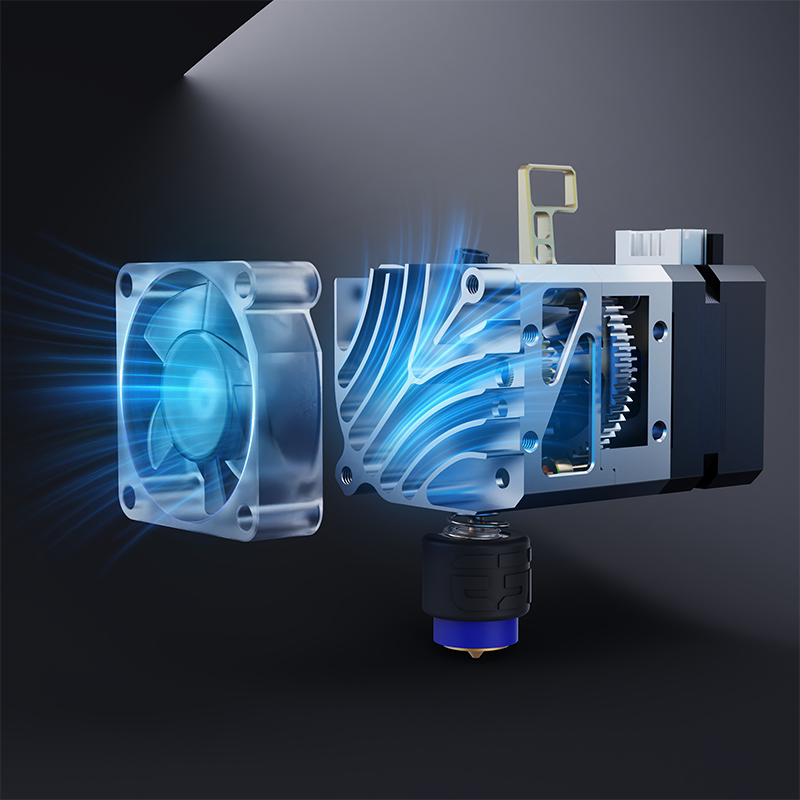 BIQU H2 V2S Lite Revo 3D打印近程挤出机热端DIY配件E3D快拆喷嘴
