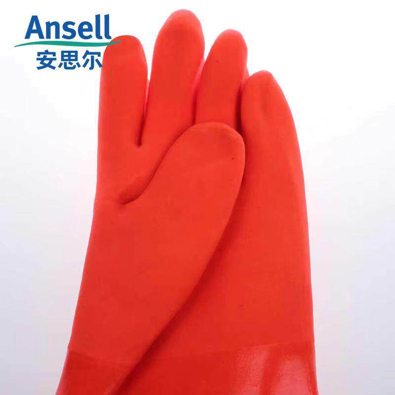 Ansell/安思尔23-700耐低温防寒实验室防液氮冰库冷冻库保暖手套