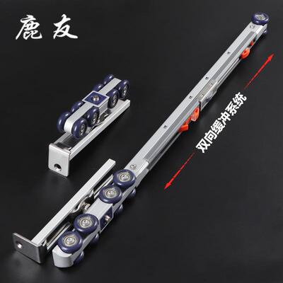 缓冲吊轮酒店推轮拉厨木移门双向阻尼滑房不锈钢玻璃门LY-H08门吊