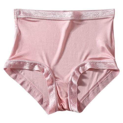 Women's breathable panties with lace wrapped hips, large