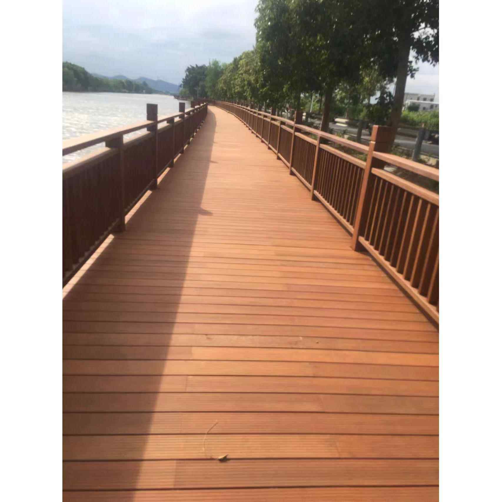 厂家直销优惠户外高耐竹木地板 碳化防腐木地板质量保证 浅碳深碳