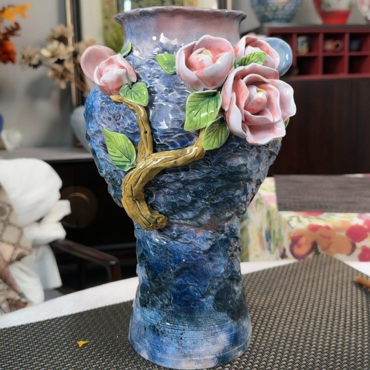 贤至曦和精选高端全盘手工花瓶自主设计师高定系列花瓶2