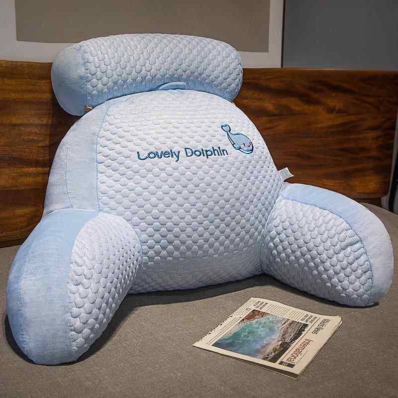 高档冰豆豆床头枕垫软包护腰靠枕大靠背沙发抱床上头枕床靠宿靠舍