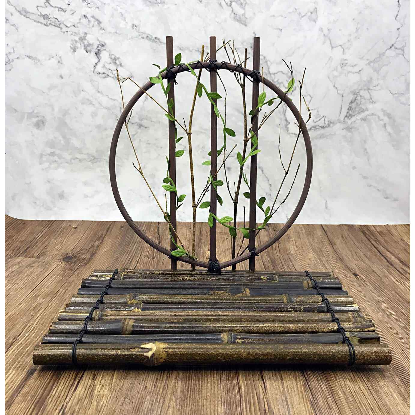 饭店特色菜私房菜竹木编织餐具酒店会所用冷菜意境菜造型创意竹排,餐饮具,盘,淘宝优惠券,粉丝福利购,淘宝优惠卷