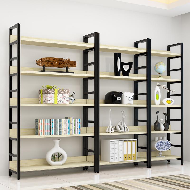 木货架家架用储物铁202展示钢架多层落地书架层板储物客厅简易艺