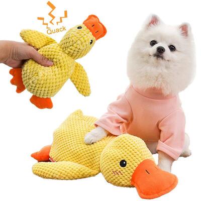 Duck Shape Dog Toy Quacking Pet Toys for Small Large Dog Cat