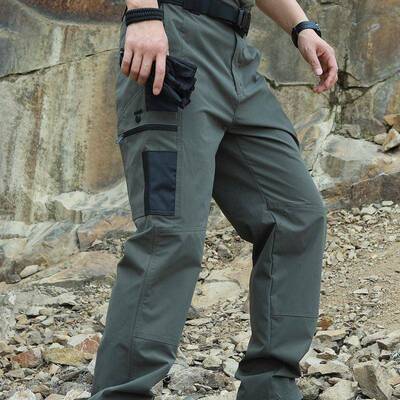 men cargo shorts multifunctional pockets wear resistant
