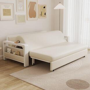 沙发折叠两用小型网款 客厅TJW红现户简约双人代经济型多功能伸缩