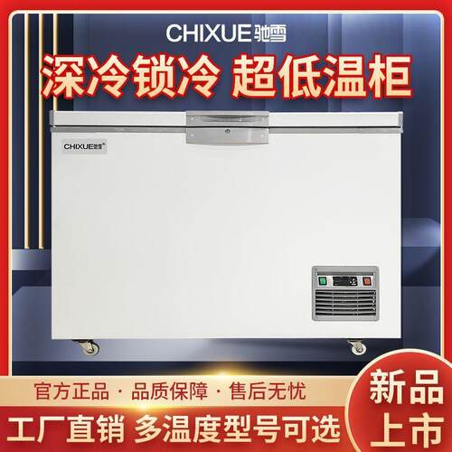 驰雪超低温冰柜零下60度实验室科研低温柜海鲜速冻柜负80度大冰箱