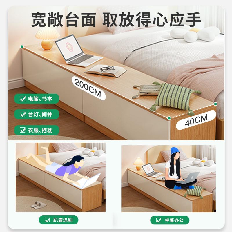 飘窗柜落地柜窗台收纳柜子矮柜地柜储物柜阳台柜简约卧室靠墙批发