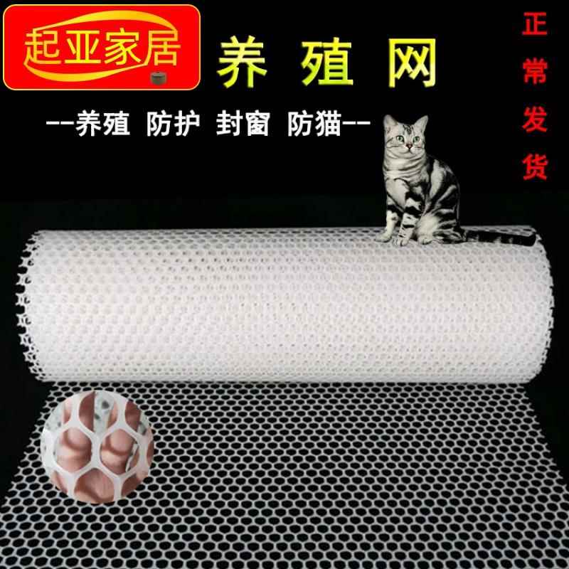 加厚塑料网格胶网阳台防护网猫咪网拦网隔离网养鸡养鸭网格围栏网
