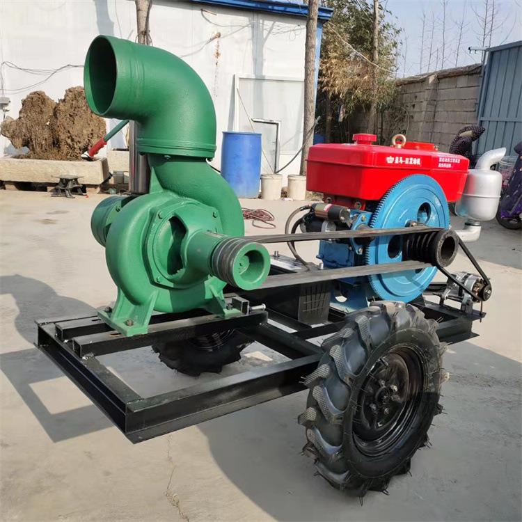 大叶轮高扬程浇地机 320型号高压喷灌机 农田抗旱灌溉水泵