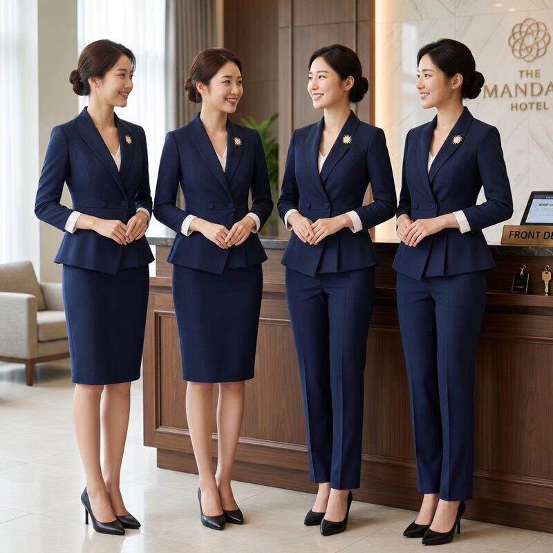 职业装女套装正装西服气质珠宝店教师4店销售经理酒店案场工作服