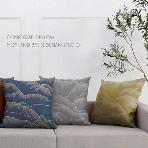 高精密提花布料客厅沙发抱枕靠垫坐垫面料窗帘桌旗DIY手工布料