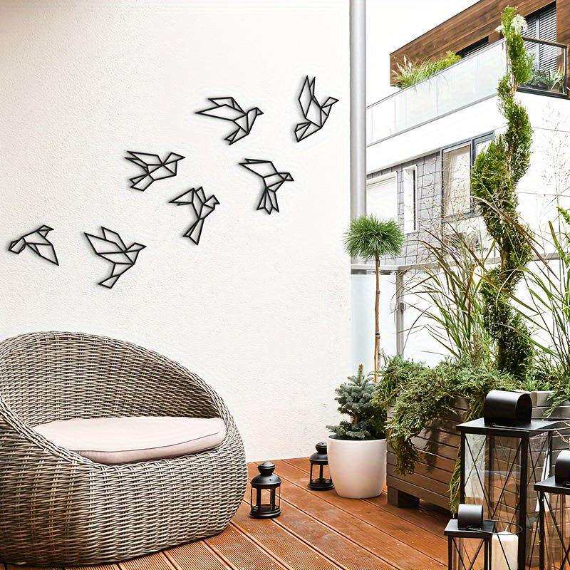 厂家直销金属铁艺飞鸟墙壁装饰壁饰摆件卧室客厅电视艺术品剪影